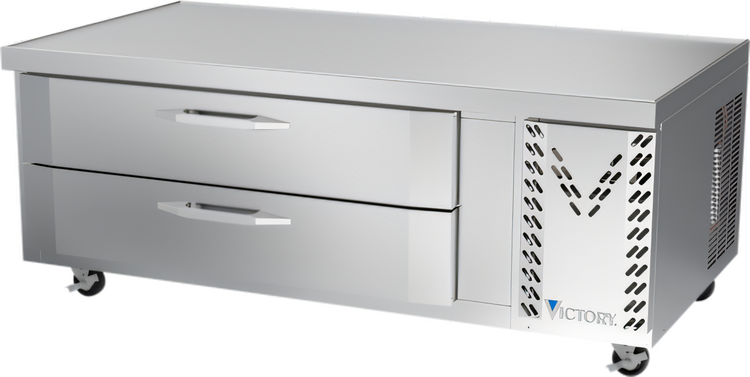 Product image #1 for Victory Refrigeration CBR60HC 60-Inch One-Section Chef Base Refrigerator, 2 Drawers, Self-Contained R290