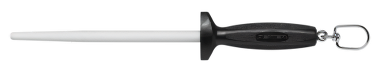 Product image #2 for Dexter Russell Traditional P8 8-Inch Ceramic Knife Sharpener with Black Polypropylene Handle and Swivel Ring