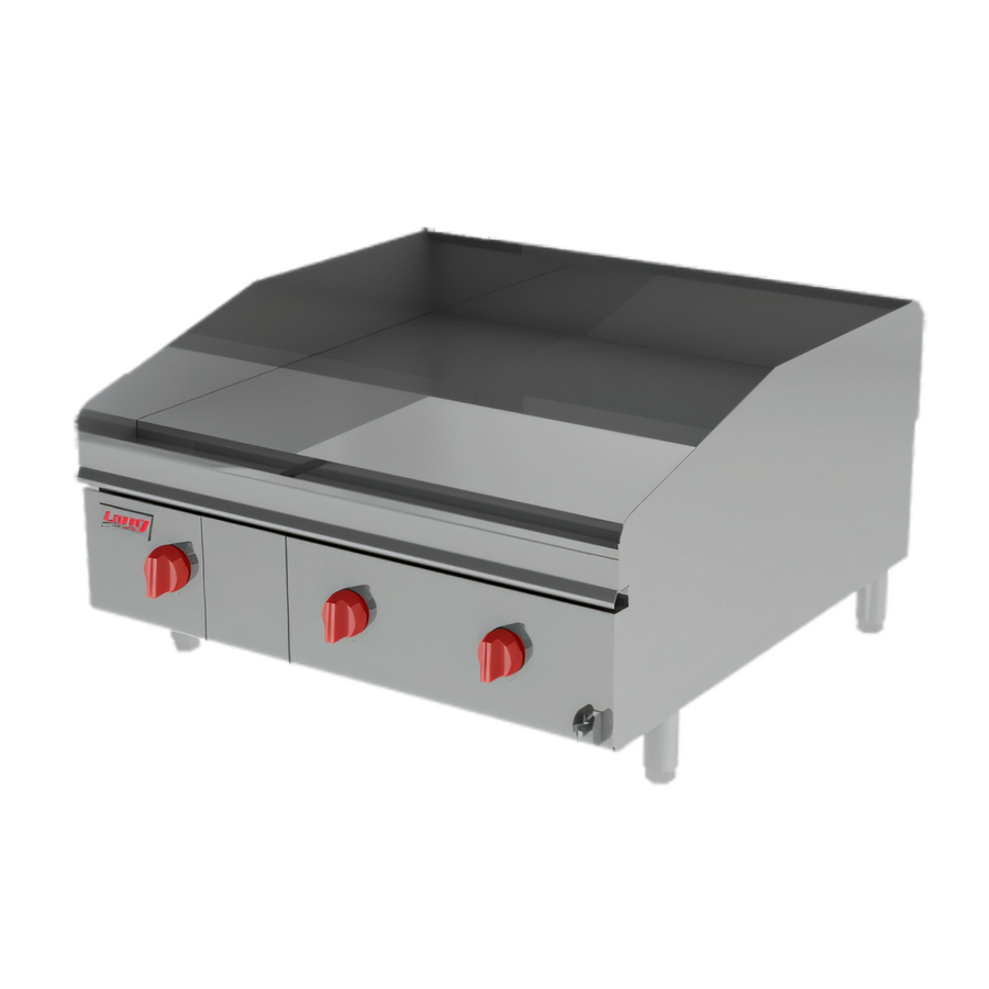 Product image #1 for Lang LG Series 60-Inch Gas Countertop Griddle, Extended Depth, Solid State Controls