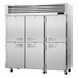 Thumbnail image #1 for Turbo Air PRO Series 3-Section Reach-In Heated Holding Cabinet with 6 Self-Closing Solid Half Doors, 73.9 Cu. Ft., Stainless Steel