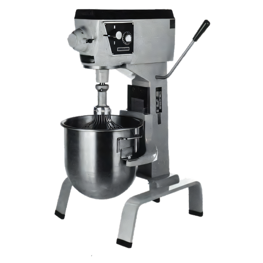 Product image #1 for Blakeslee 20-Quart Floor Model Planetary Mixer with 3-Speed Gear Drive, Timer, and #12 Hub