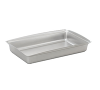 Vollrath Miramar Contemporary Rectangular Stainless Steel Hotel Pan, 6 Quart