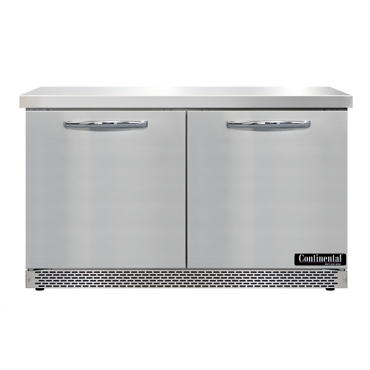 Product image #1 for Continental Refrigerator SWF48N-FB 48" Two-Section Work Top Freezer with Flat Top