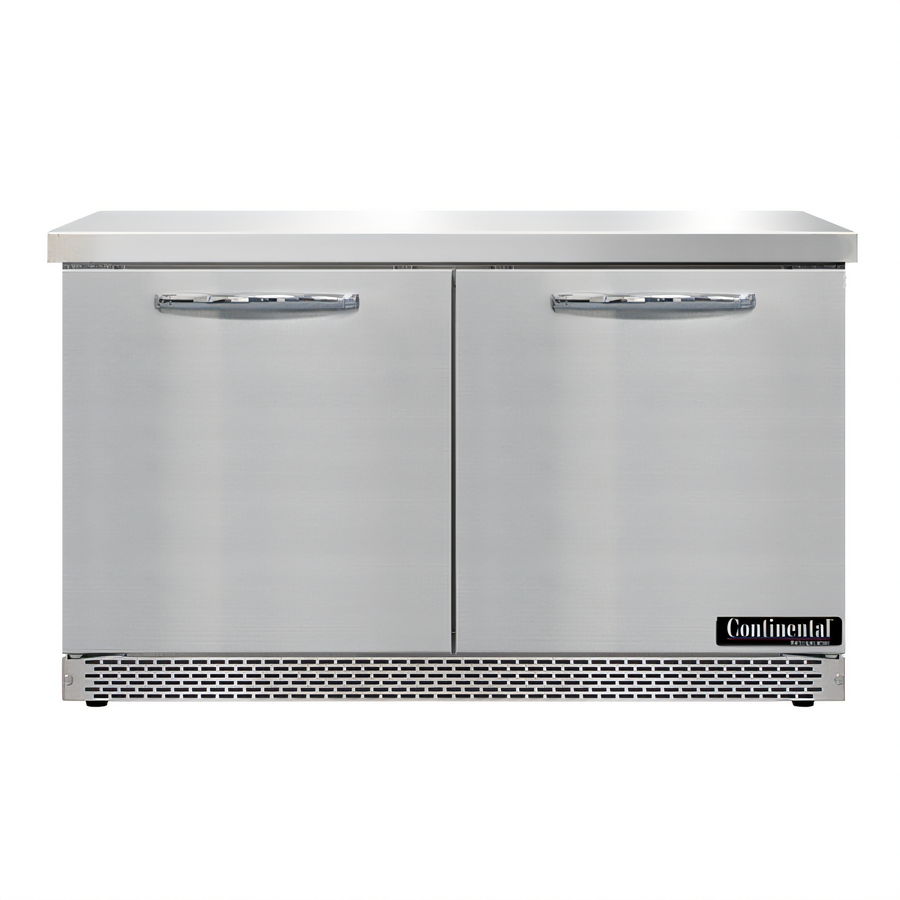 Product image #1 for Continental Refrigerator SWF48N-FB 48" Two-Section Work Top Freezer with Flat Top