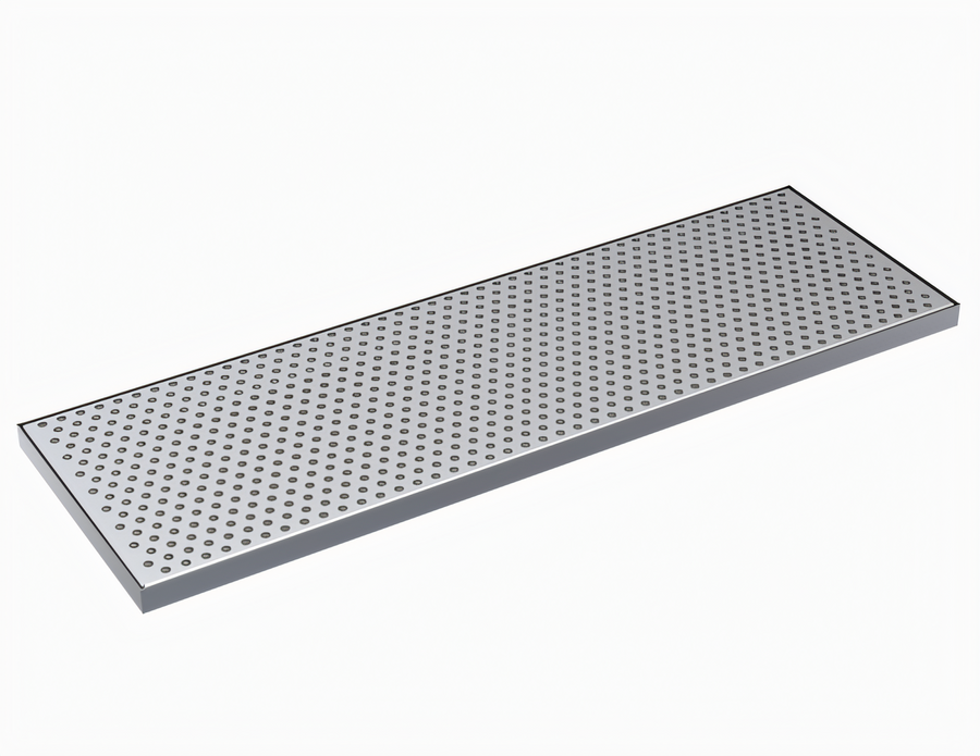 Product image #1 for Krowne 25-Inch x 8-Inch Brushed Stainless Steel Drip Tray