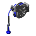 Thumbnail image #1 for T&S Brass B-7112-08H Open Stainless Steel Retractable Hose Reel with 15-Ft 3/8-Inch Non-Marking Hose and High-Flow Spray Valve