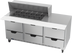Thumbnail image #1 for Beverage-Air 72-Inch Three-Section Mega Top Refrigerated Prep Table with 6 Drawers and 18 1/6-Pan Top
