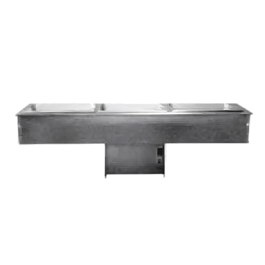 Product image #1 for Delfield Narrow Drop-In Self-Contained Refrigerated Cold Pan, 3-Pan Capacity