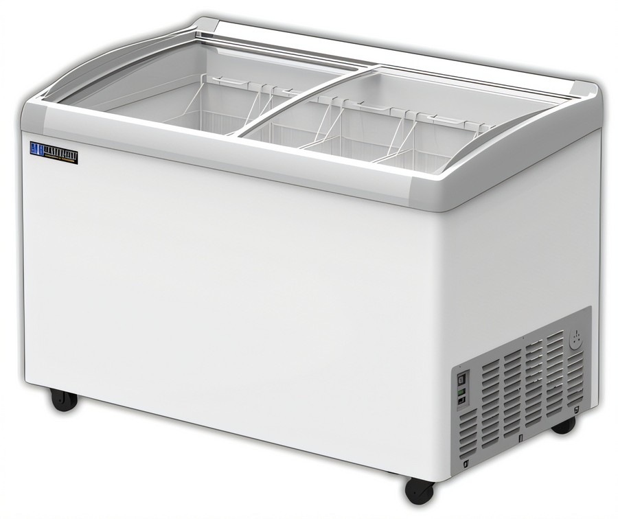 Product image #1 for Master-Bilt COLDIN-3 MSC-49AA Curved-Lid Display Chest Freezer, 12.7 Cu. Ft., 115V