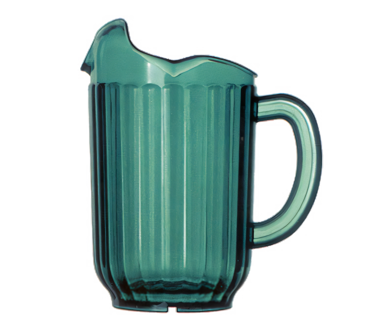 Product image #1 for Vollrath Tuffex I Deluxe Three-Lipped Water Pitcher, 60 oz., Margarita Green