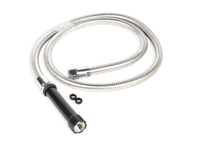 18-Inch Stainless Steel Mini Pre-Rinse Hose with Universal Adapter