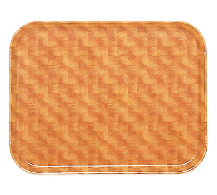 Product image #2 for Cambro Camtray Rectangular Fiberglass Cafeteria Tray, 12-5/8 x 17-3/4 Inches, Light Basketweave