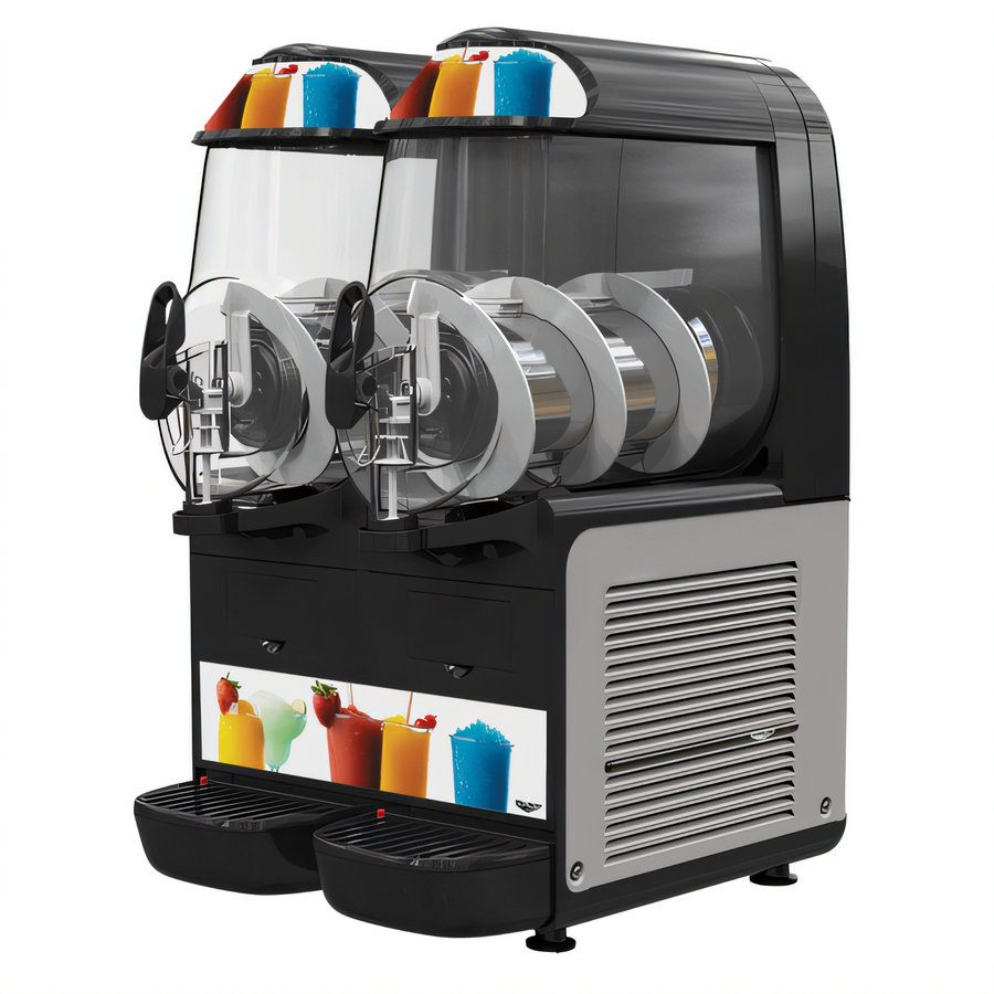 Product image #1 for Vollrath VCBF128-37 Frozen Beverage and Granita Countertop Dispenser with Two 10-Liter Bowls