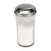 Thumbnail image #1 for American Metalcraft 12 oz. Clear SAN Plastic Nestable Sugar Pourer/Shaker with Stainless Steel Top