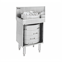 Undercounter Stainless Steel Glass Rack Holder for GT-18+1L/GT-18+1R/GT-18+2 Glasswashers