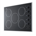 Thumbnail image #1 for Summit Commercial 27-Inch Five-Burner Electric Radiant Cooktop with Black Ceramic Glass Surface