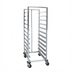 Thumbnail image #1 for Super Duty Full-Height Mobile Angle Ledge Aluminum Utility Rack, 20 Pan / 40 Tray Capacity