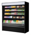 Thumbnail image #1 for Turbo Air Vertical Air Curtain Open Display Merchandiser, 72-Inch, 34.7 Cu. Ft., 4-Tier, 8-Shelf, Black, Self-Contained R290