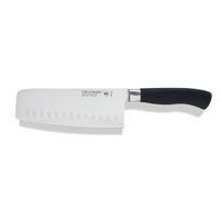 Crestware Granton Elite Pro 7-Inch Forged Cleaver with Santoprene Handle