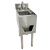 Thumbnail image #1 for CHOICE Deluxe Freestanding Underbar Hand Sink Unit, 12 Inch Wide, with Faucet, Soap & Paper Towel Dispensers