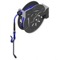 Open Stainless Steel Retractable Hose Reel System with 3/8