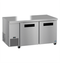 Hoshizaki Steelheart ULR60B 60-Inch Two-Section Undercounter Refrigerator, Self-Contained Side-Mount, Solid Doors