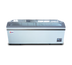 Thumbnail image #1 for Omcan USA Freestanding Ice Cream Freezer with 2 Curved Glass Sliding Doors, 24.72 Cu. Ft.