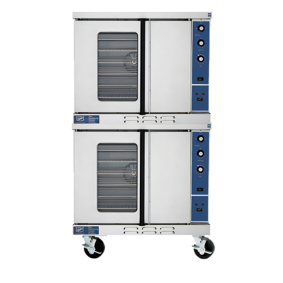 Product image #1 for Duke 613-E4V Double-Deck Deep Depth Electric Convection Oven with Mechanical Controls