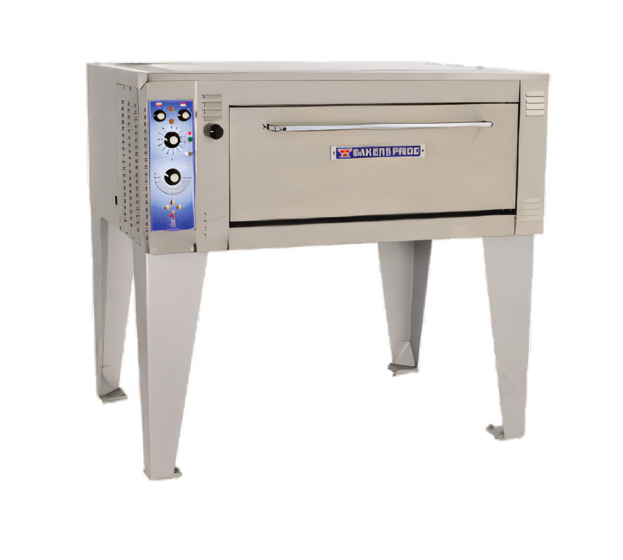 Product image #1 for Bakers Pride Super Deck Series 3-Cavity Electric Bake/Roast Deck Oven, 38 x 36 x 12 Inch Cavities, 24 kW