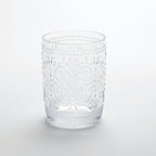 Thumbnail image #1 for American Metalcraft BLR14 14 oz Clear Tritan Double Old Fashioned Drinking Glass with Embossed Design Case of 2
