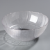 Thumbnail image #1 for Petal Mist 2.4 Qt Clear Polycarbonate Round Bowl with Floral-Shaped Edge