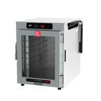 Thumbnail image #1 for Metro HotBlox™ HBCW8-DCPS-CT Wide 8-Pan Pass-Thru Insulated Holding Cabinet with Digital Touchscreen, Clear Front and Solid Rear Doors