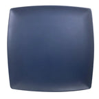 Thumbnail image #1 for Thunder Group Classic 29012SB Melamine Plate, Square, Rolled Edge, 12" x 12", Stone Blue 1 Dozen