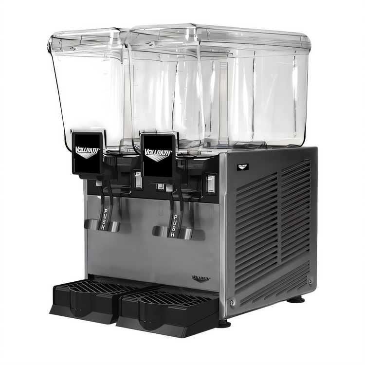 Product image #1 for Vollrath 2-Bowl Pre-Mix Refrigerated Beverage Dispenser with Fountain Spray Circulation