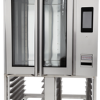 Thumbnail image #1 for Baxter Manufacturing OV320E Mini Electric Rotating Rack Oven, 8-Pan Capacity, Touchscreen Controls, Self-Contained Steam