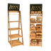 Thumbnail image #1 for John Boos Boos Block 5-Shelf Cutting Board Display Rack, 27 x 27 x 72 Inches, Northern Hard Rock Maple
