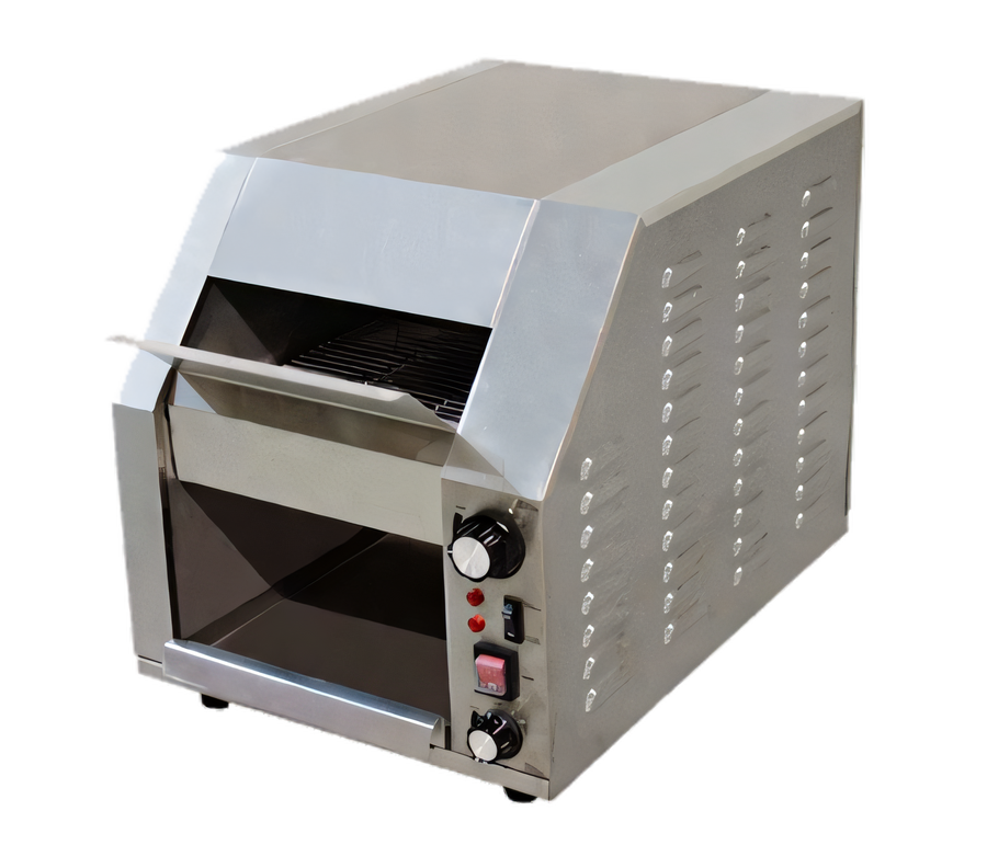 Product image #1 for Countertop Horizontal Conveyor Toaster, 2-Inch Opening, Variable Speed, Stainless Steel, 120V