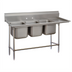 Thumbnail image #1 for Advance Tabco Regaline 3-Compartment Sink with Right-Hand Drainboard, 16