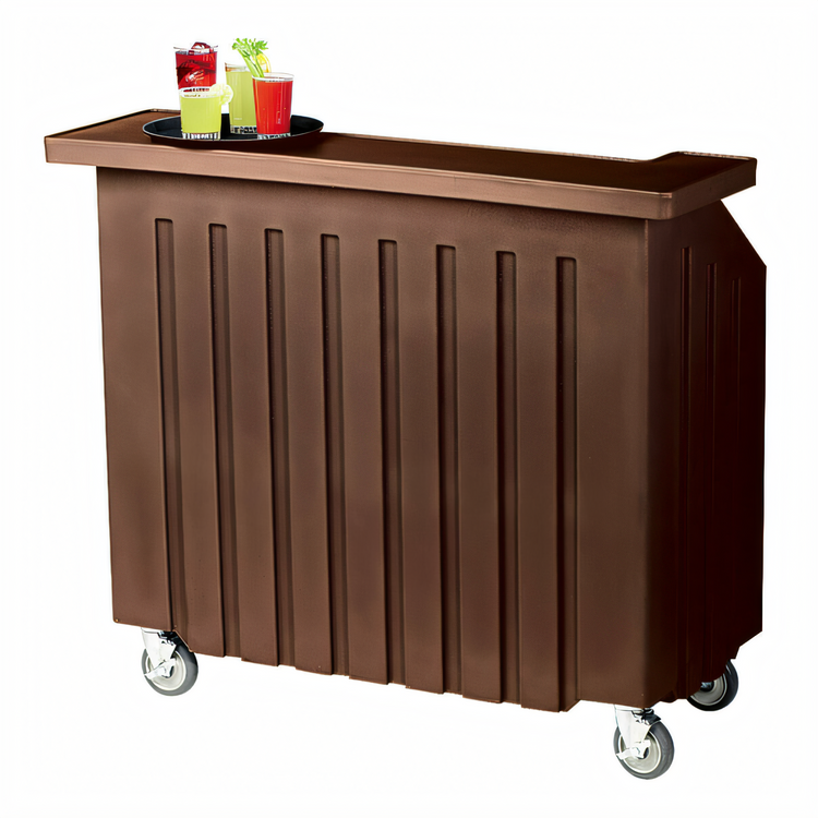 Product image #1 for Cambro Cambar 54-Inch Portable Beverage Bar with Ice Sink and Speed Rail