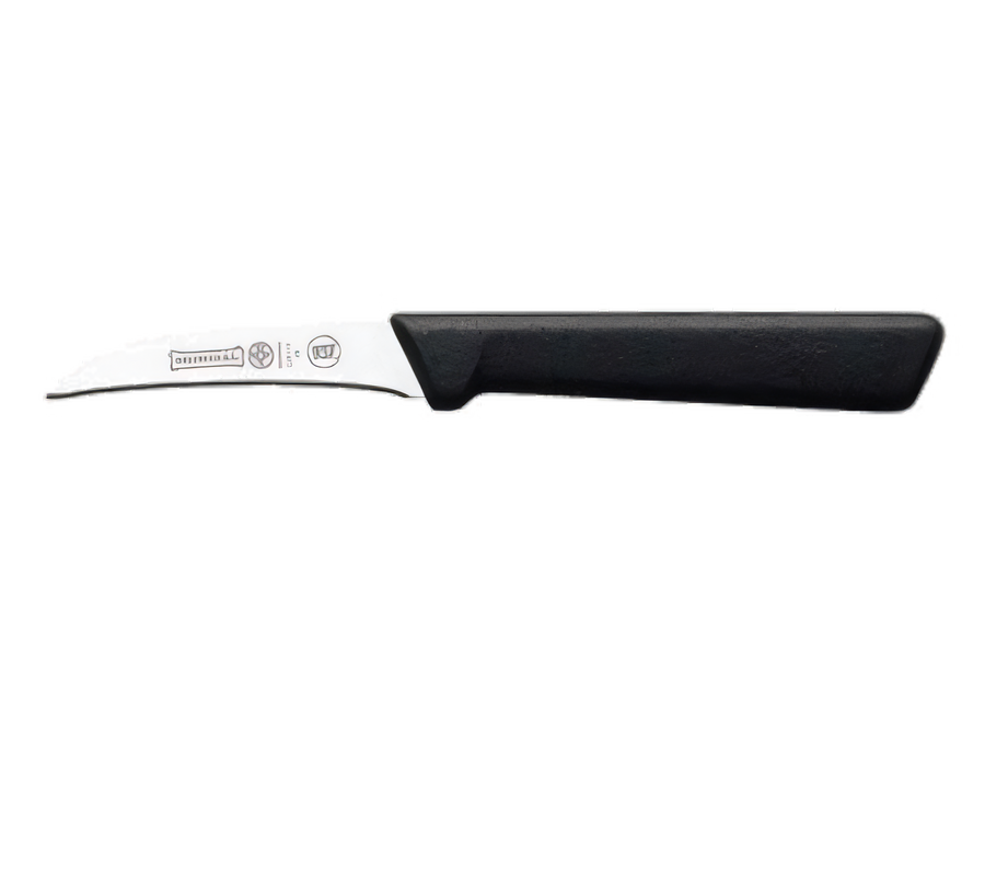 Product image #1 for Mundial 3-Inch Tourné/Bird's Beak Peeling Knife with Black Polypropylene Handle