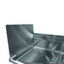 Thumbnail image #1 for Advance Tabco Removable Stainless Steel Side Splash for FC & FE Series Sinks, 30-Inch Front-to-Back Bowls, 12-Inch Tall