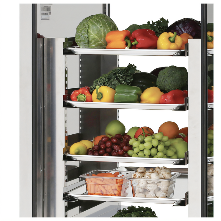 Product image #1 for Turbo Air Food Bar Tray Slide Kit, 9 Pairs, #1 Slides & Pilasters for PRO-50/PRO-77 Left or Right Section
