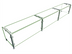 Thumbnail image #1 for Hatco Flav-R-Shield EP11 Full-Service Pass-Over Sneeze Guard, 108 Inch W x 15 Inch D, Single-Sided