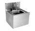 Thumbnail image #1 for Spec-Bar Wall-Mounted Drop-In Stainless Steel Sink with 6-Inch Deep Bowl, Faucet, and Drain
