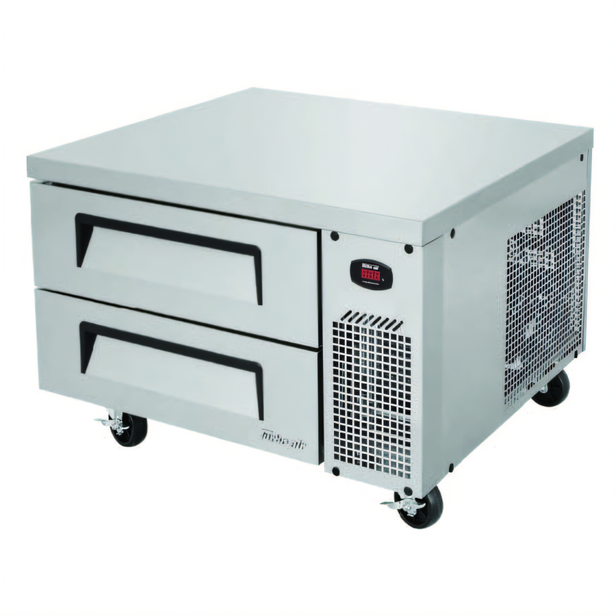 Product image #1 for Turbo Air Super Deluxe 36-Inch Stainless Steel Chef Base Refrigerator with 2 Drawers