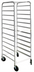 Thumbnail image #1 for Mobile Full-Size End-Load Aluminum Pan Rack, 12-Pan Capacity