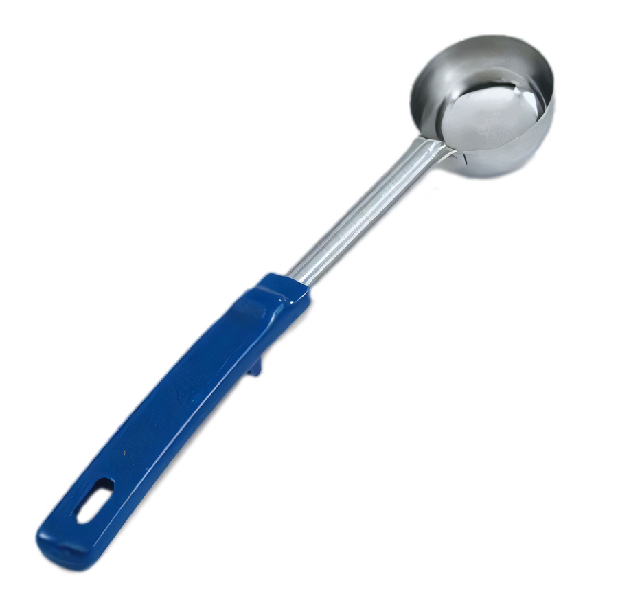 Product image #1 for Vollrath Spoodle® 2 oz Solid Portion Control Serving Spoon with Blue Grip 'N Serv® Handle