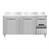 Thumbnail image #1 for Continental Refrigerator Designer Line DFA68NSSBS 68 Inch Two Section Worktop Freezer
