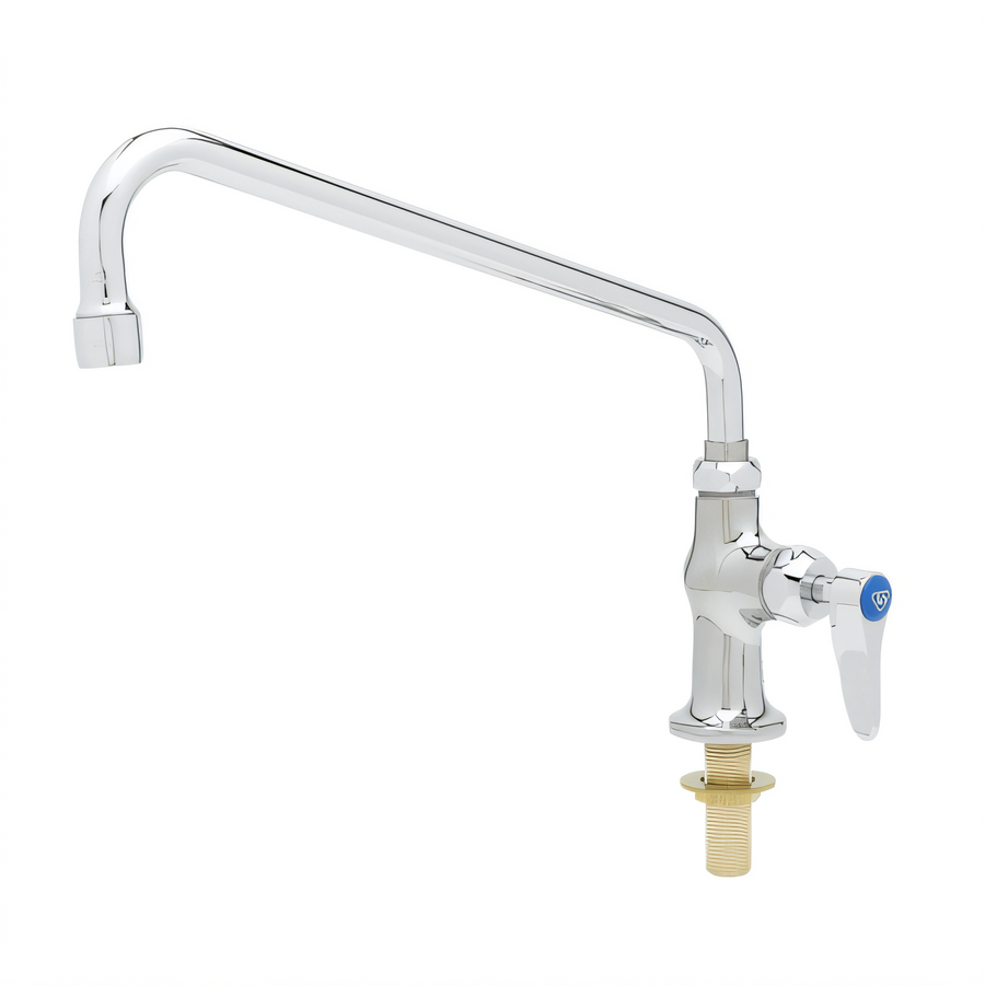 Product image #1 for T&S Brass Single Hole Single Temperature Deck Mount Pantry Faucet with 18-Inch Swing Nozzle