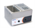 Thumbnail image #1 for Nemco Dual-Well Fractional Countertop Wet Food Warmer, Stainless Steel, 120V